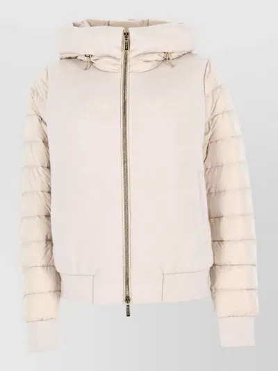 Moorer Cashmere Bomber Jacket In Pink
