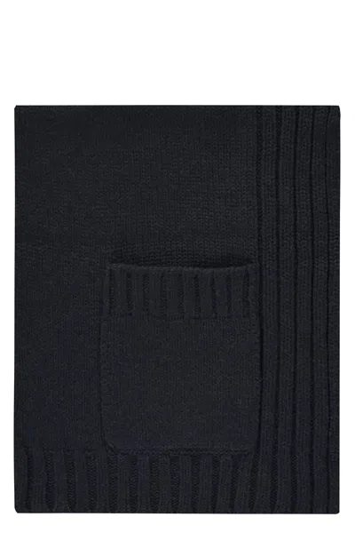 Moorer Cashmere Scarf In Blue