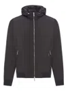 Moorer Oniro-stp Bomber Jacket In Negro