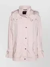 Moorer Casual Jacket With Adjustable Cuffs And Hood