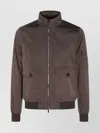 Moorer Casual Jacket With Flap Pockets And High Collar