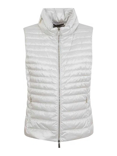 Moorer Chaleco - Oro Blanco In White