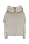 Moorer Pegaso-cwr Jacket In Marmo