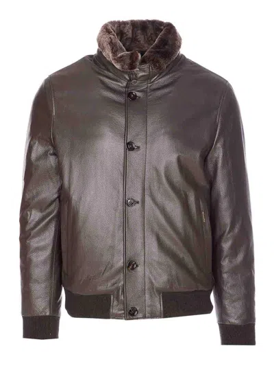 MOORER CHAQUETA CASUAL - MARRÓN