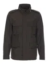 Moorer Denver Technical Jacket In Verde