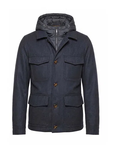 Moorer Chaqueta Casual - Azul