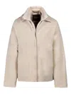 Moorer Cher-mrs Jacket In Neutral
