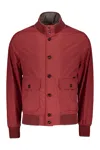 Moorer Claudio Techno Fabric Jacket In Red