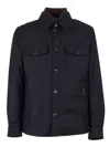 Moorer Tailored Black Wool And Cashmere Duino-ll Jacket In Black
