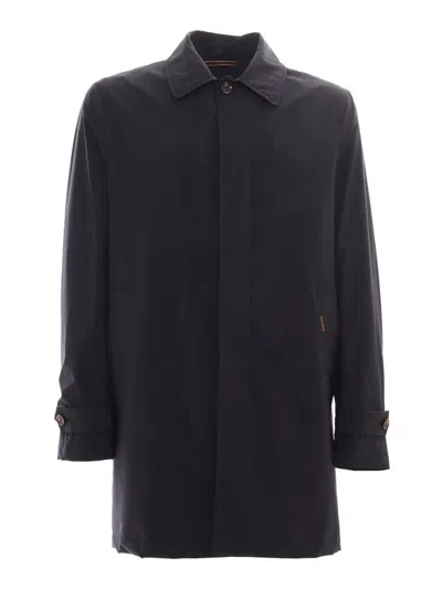 Moorer Coat In Blue