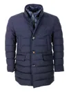Moorer Abrigo Corto - Azul Oscuro In Blue
