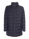 Moorer Calegari-l Jacket In Blue