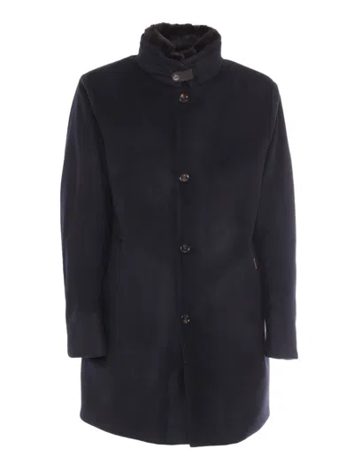 Moorer Coat In Blue