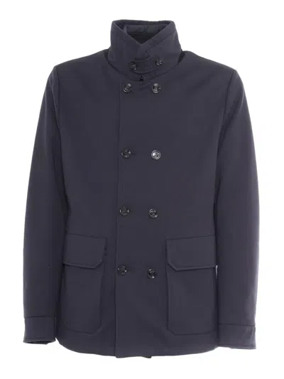 Moorer Bas-tz Jacket In Blue
