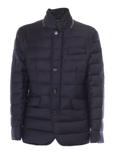 Moorer Coat In Blue