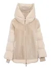 Moorer Stone Nausica Down Jacket In Gray