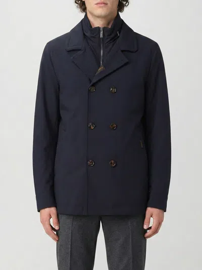 Moorer Coat Men  In Blue