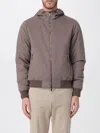 Moorer Dennys Beige/grey Jacket In Brown