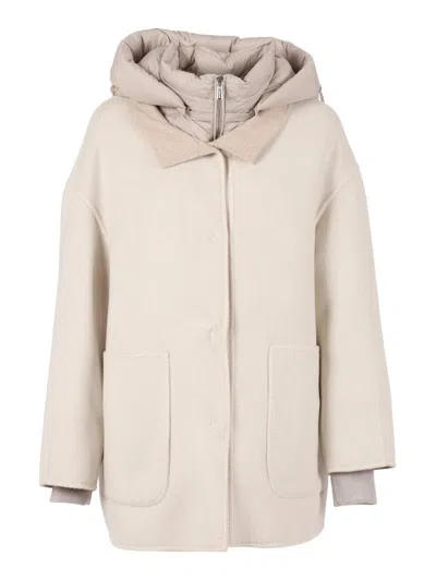 Moorer Coat In Neutral