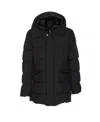 Moorer Black Davide Down Jacket In Black