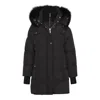 Moorer Black Wool Down Jacket In Black