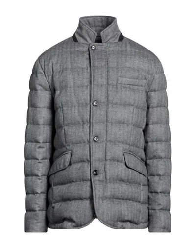 Moorer Coats & Jackets - Puffers In Grey