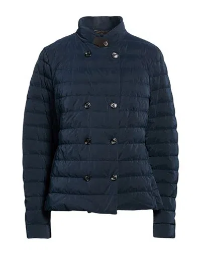 Moorer Coats & Jackets - Puffers In Navy