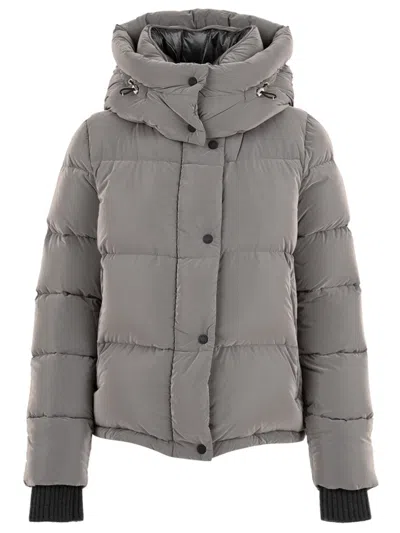 Moorer Coats Beige In Gray