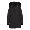 Moorer Black Wool Down Jacket In Black