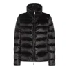 Moorer Insulated Jackets With High Collar And Pockets In Black
