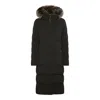 Moorer Dark Blue Puffer Zagara-kn Down Jacket In Black