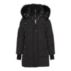 Moorer Black Wool Down Jacket In Black
