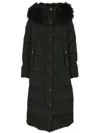 Moorer Dark Blue Puffer Zagara-kn Down Jacket In Black