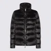 Moorer Insulated Jackets With High Collar And Pockets In Black