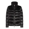 Moorer Insulated Jackets With High Collar And Pockets In Black