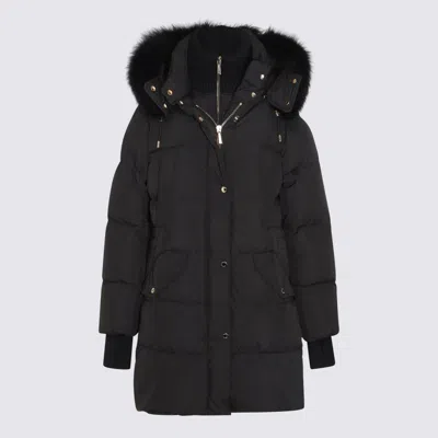 Moorer Coats Blacks And Greys In Multi