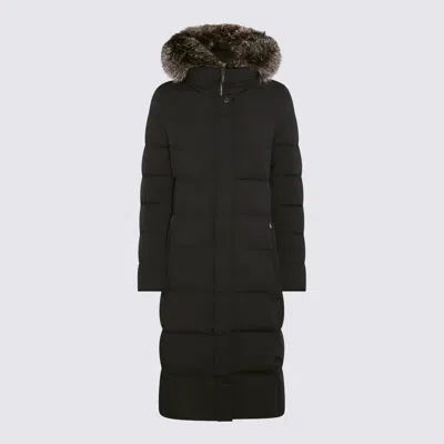 Moorer Coats Blacks And Greys In Multi