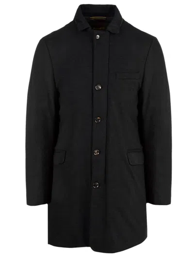 Moorer Coats Blue In Black