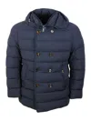 Moorer Down Jacket In Blue