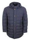 Moorer Calegari-l Jacket In Blue
