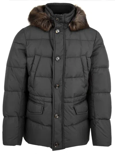 Moorer Coats Blue In Multi