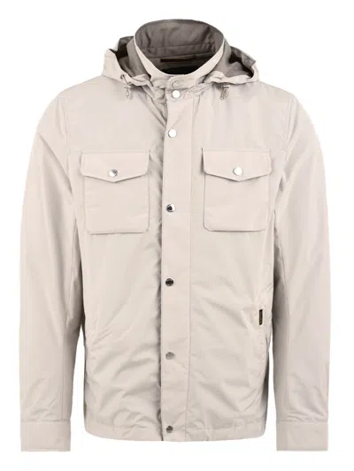 Moorer Coats Ivory In Pink