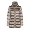 Moorer Beige Dorado Down Jacket In Brown