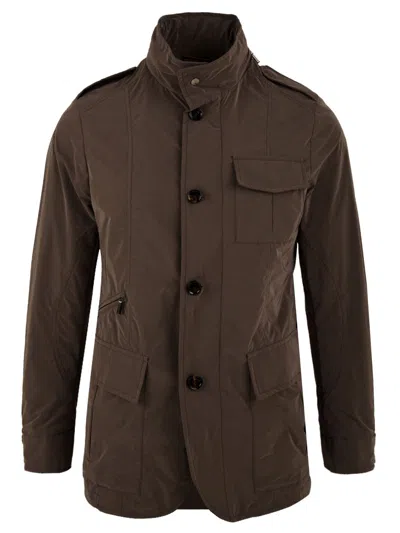 Moorer Coats Military In Brown