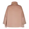 Moorer Beige Wool Down Jacket In Nocciola/noce