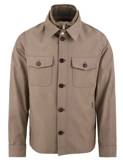 Moorer Coats Sand In Neutral