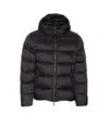Moorer Asphalt Brett Down Jacket With Zip Closure In Black
