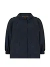 Moorer Collared Jacket In Blue