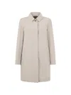Moorer Collared Parka Coat In Multi