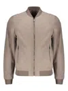 Moorer Compiano Bomber Jacket In Brown